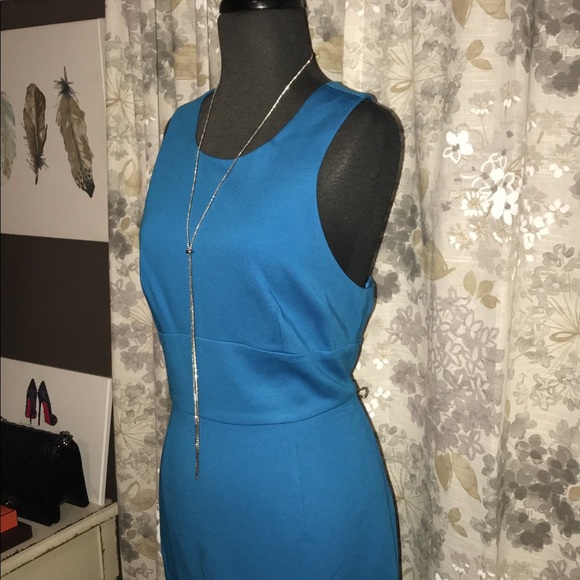 PRISTINE Trina Turk Blue Robyn Sleeveless Dress 12 - Picture 7 of 8